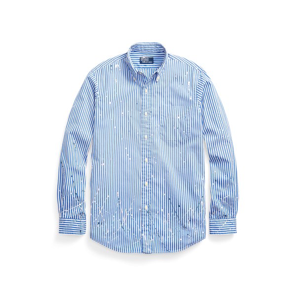 Classic Fit PaintSplatter Poplin Shirt for Men Ralph Lauren® AE