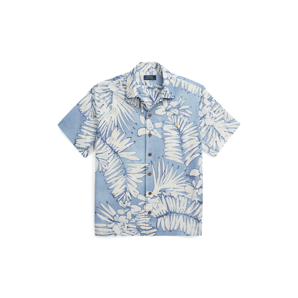 Camisa de algod&#227;o e linho Classic Fit
