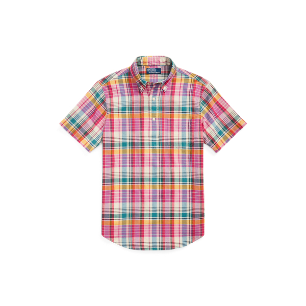 Classic Fit Madras Popover Shirt