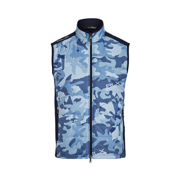 Colete híbrido de golfe camuflado