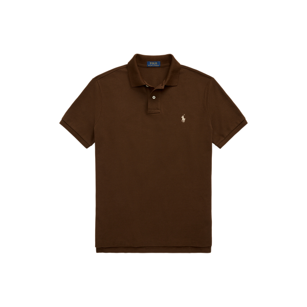 Camisa Polo em malha Custom Slim Fit