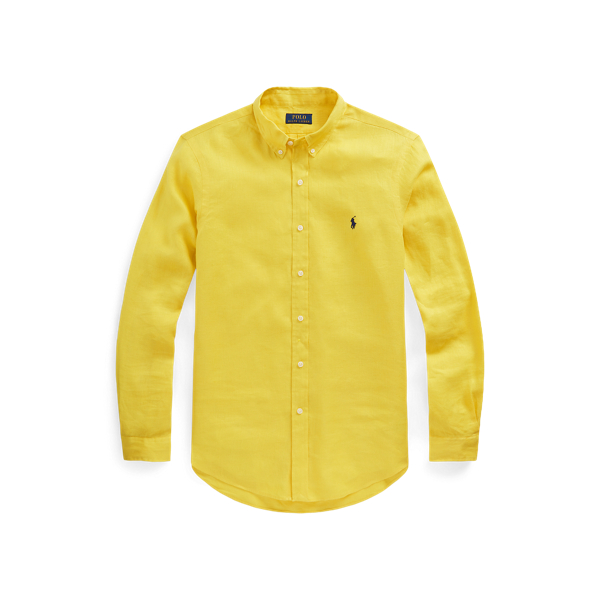 Custom Fit Linen Shirt for Men Ralph Lauren® UK