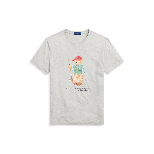 T-shirt com Polo Bear Custom Slim Fit