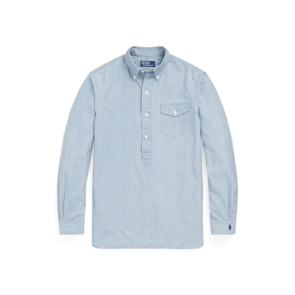 Classic Fit Indigo Chambray Shirt