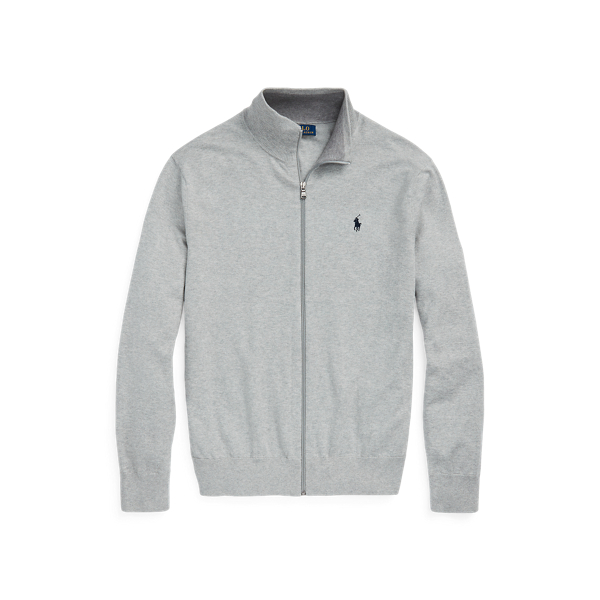 Cotton Full-Zip Jumper