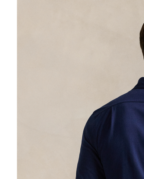 This layer combines the polished look of our signature spread-collar shirt with soft cotton jersey.