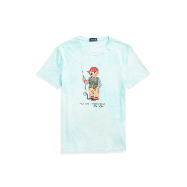 T-shirt tingida Custom Slim Polo Bear