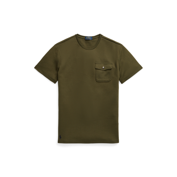 T-shirt de malha dupla com bolso