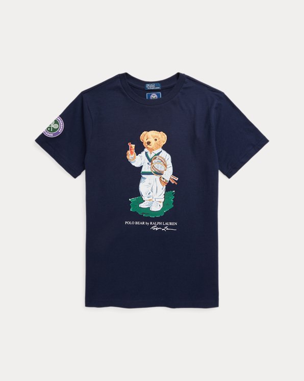 T-shirt de algodão Polo Bear Wimbledon
