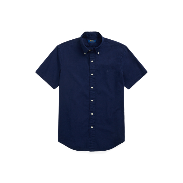 Camisa de tecido mil-raias Custom Fit