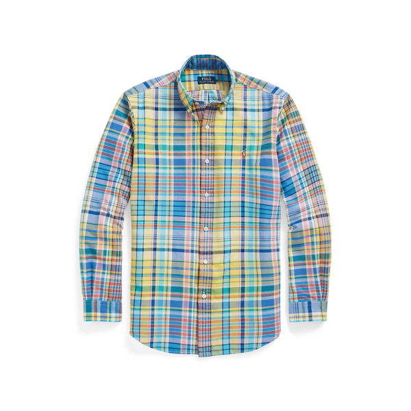 Chemise Oxford ajustée écossaise