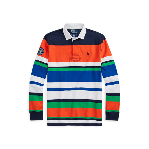 Wimbledon Custom Slim Fit Rugby Shirt for Men Ralph Lauren® IN