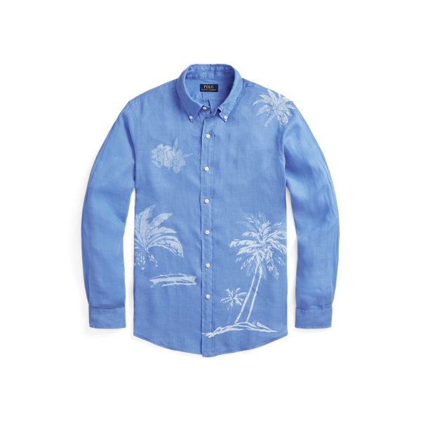 Palm Tree Linen Shirt