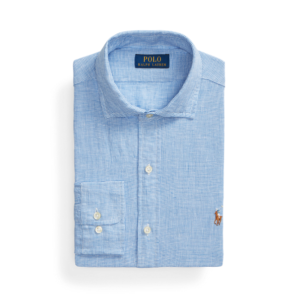 Chemise ajustée en lin