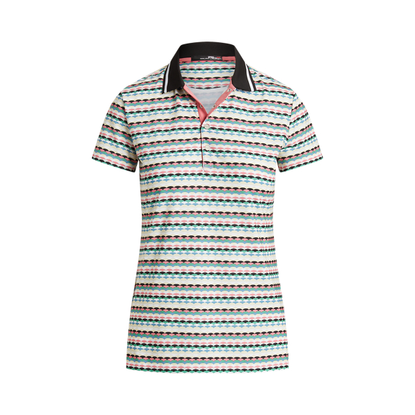 Tailored Fit Print Jersey Polo Shirt