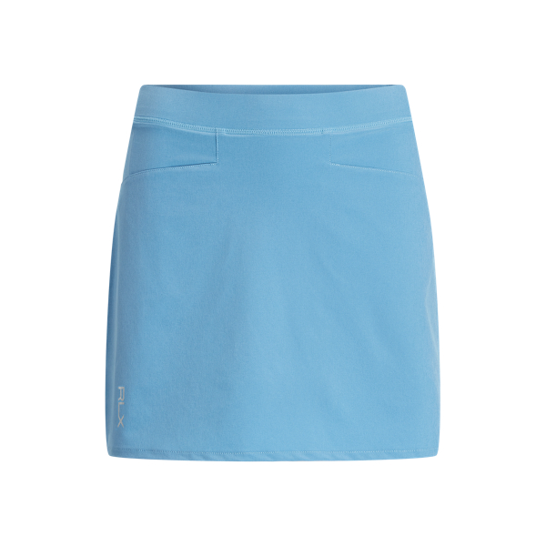 Back-Pleated Stretch Skort