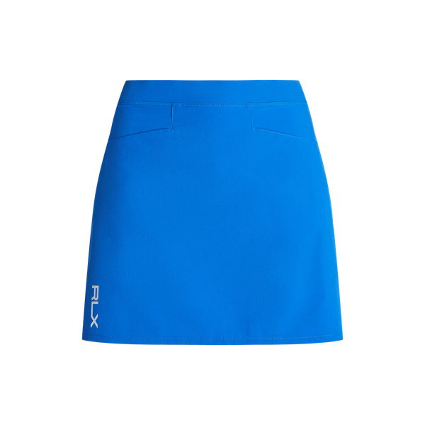 Back-Pleated Stretch Skort
