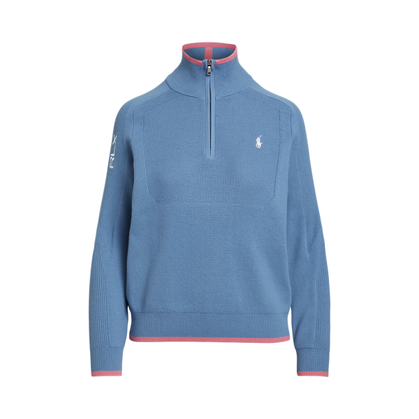 Half-Zip Cotton-Blend Jumper