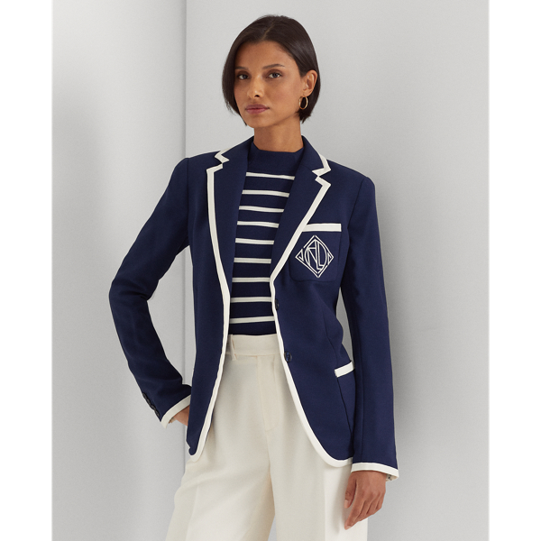 Two-Tone Georgette Blazer