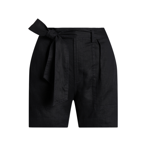 Belted Linen Short for Women | Ralph Lauren® BR