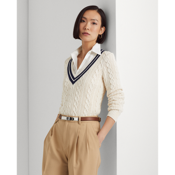 Cable-Knit Cricket Sweater