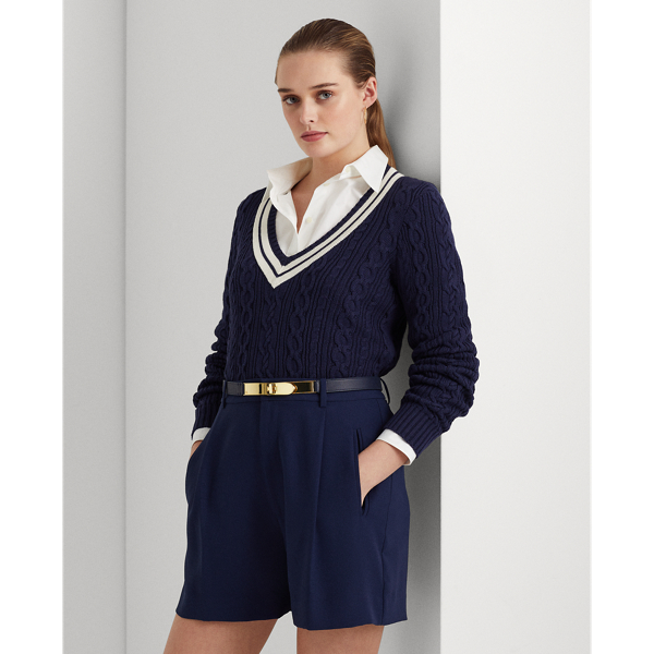 Cable-Knit Cricket Sweater