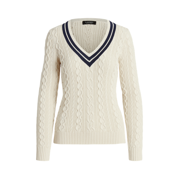 Cable-Knit Cricket Jumper for Women | Ralph Lauren® BR