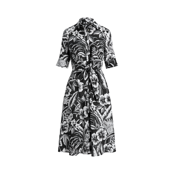 Vestido-camiseiro com la&#231;o na frente