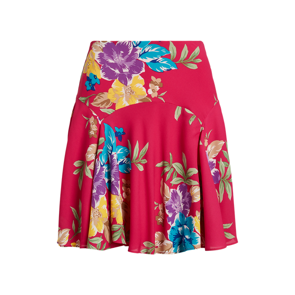 Saia em georgette floral