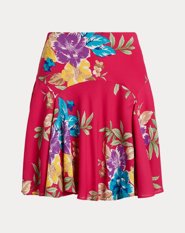 Floral Georgette Skirt