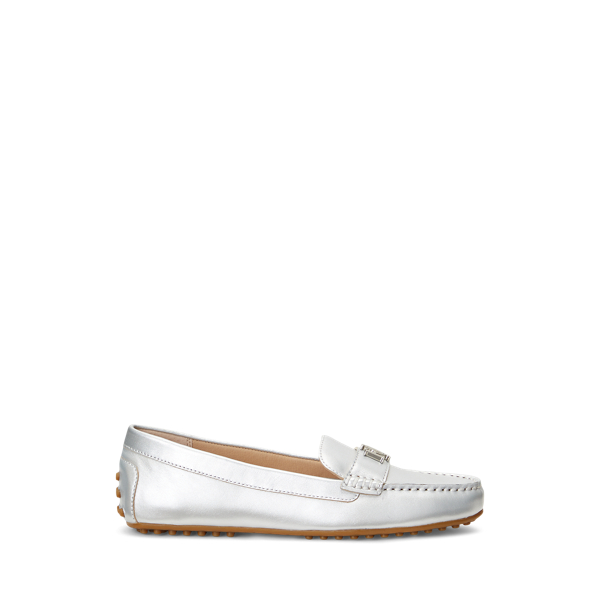 Barnsbury Metallic Nappa Leather Driving Loafer