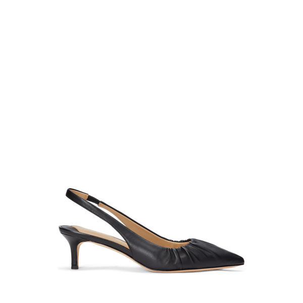 Sapatos de salto pele napa c/ tira Lolah