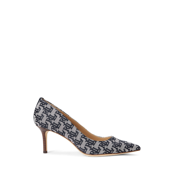 Sapatos de salto em jacquard Lanette
