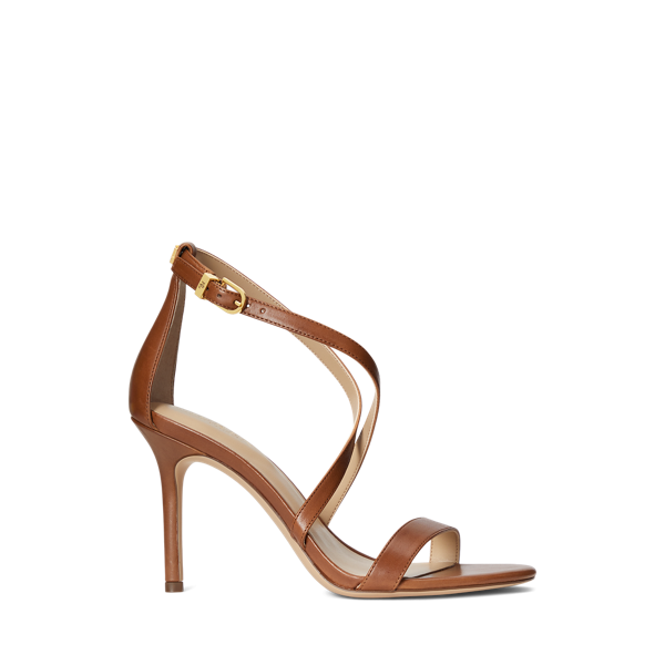 Gabriele Burnished Leather Sandal