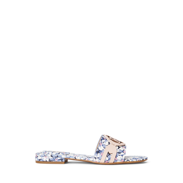 Sandales Alegra à motif fleuri en cuir