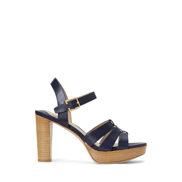 Sandales Soffia en cuir tanné