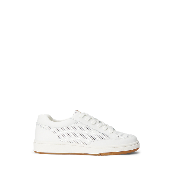 Hailey Perforated Leather Trainer