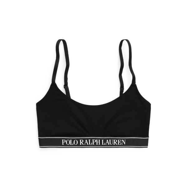 Repeat-Logo Scoop Cropped Tank