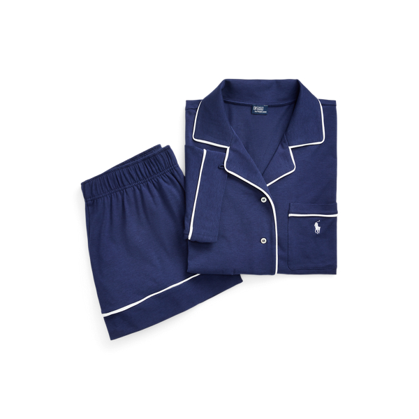 Short-Sleeve Jersey Pyjama Set