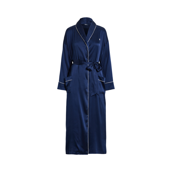 Stretch Silk Bath Robe