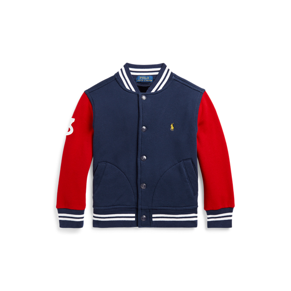 Crest Fleece Baseball Jacket