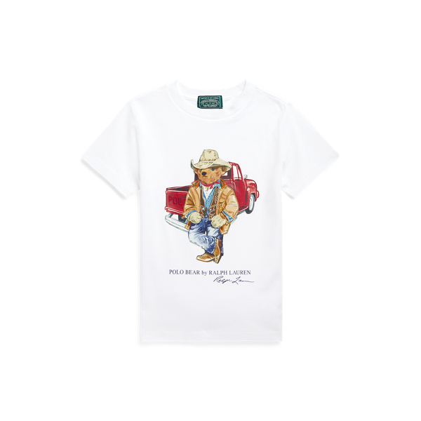 Polo bear cotton jersey tee