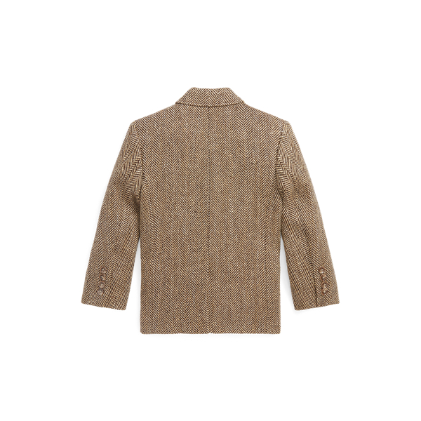 BOYS 1.5-6 YEARS Blazer à chevrons en lin mélangé 2