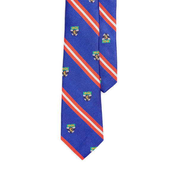 BOYS 1.5-6 YEARS Silk Repp Club Tie 1
