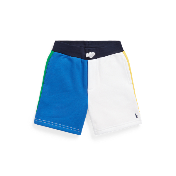 Color Blocked Fleece Short