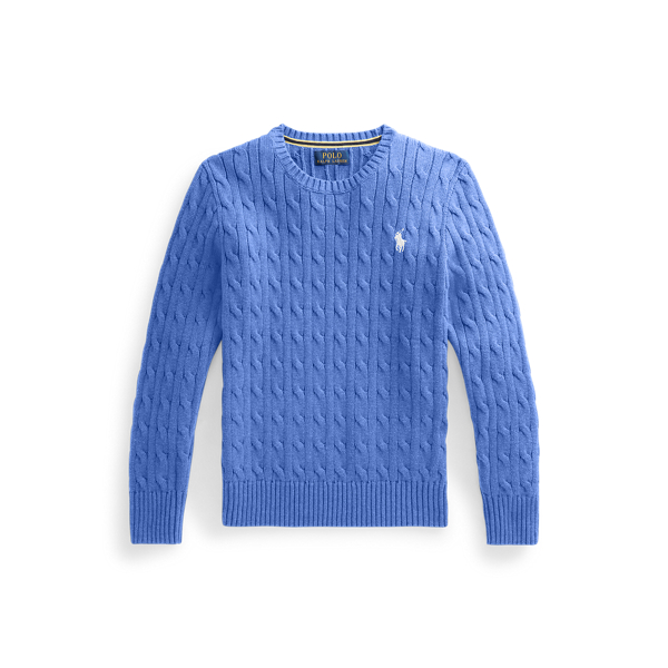 Pull torsadé en coton