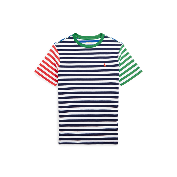 T-shirt rayé en jersey de coton