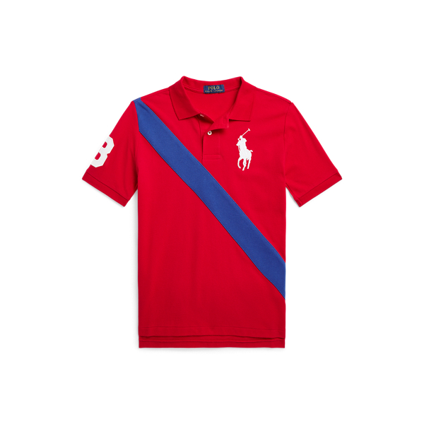 Big Pony Cotton Mesh Polo Shirt