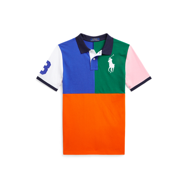 Big Pony Cotton Mesh Polo Shirt