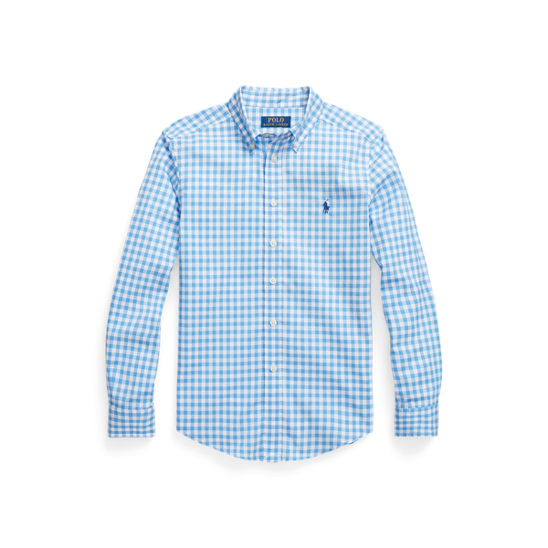 Chemise vichy en popeline de coton